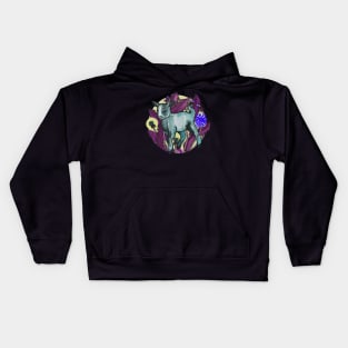 Little farm goat Kids Hoodie